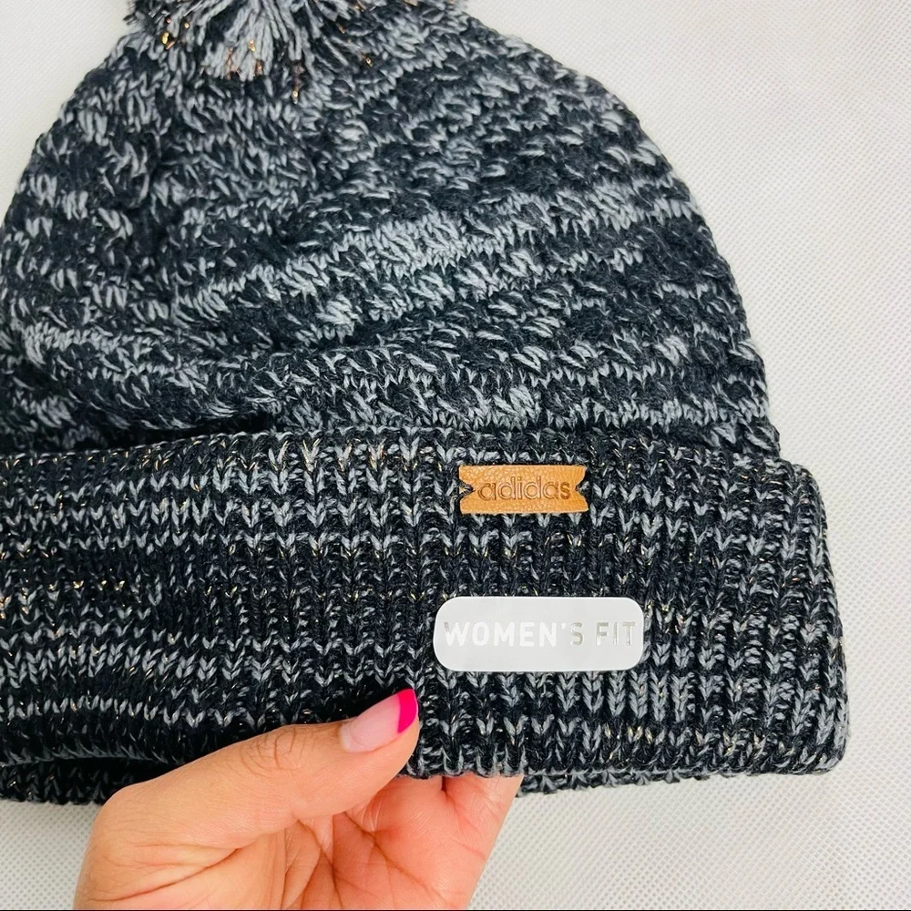 Adidas | Womens Twilight Black Beanie - Picture 3 of 4